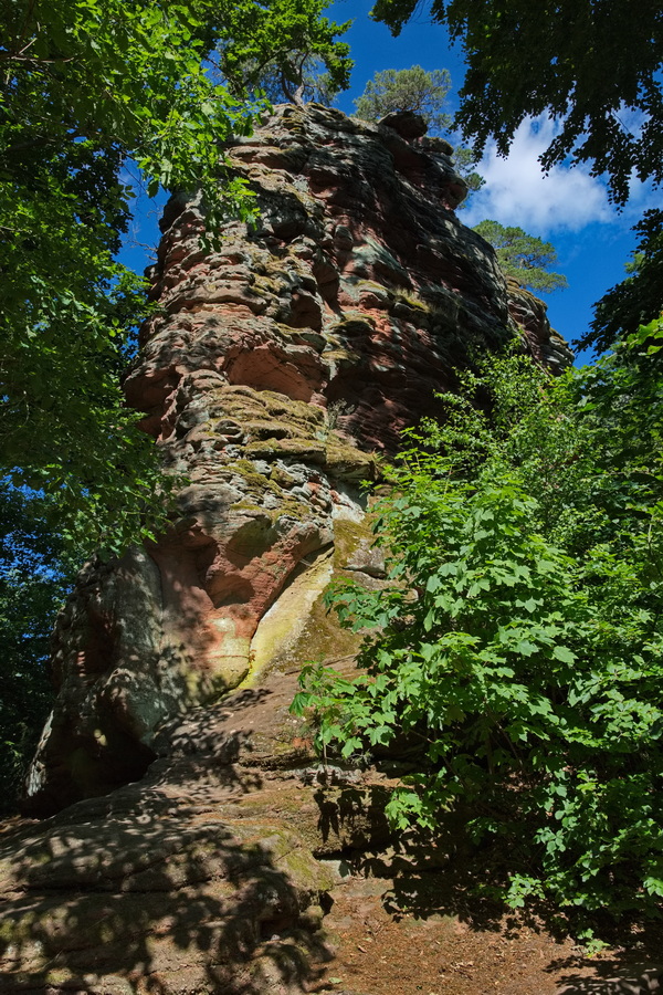 Bei der Burg Trifels