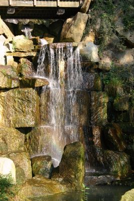 Wasserfall am Petrinhügel