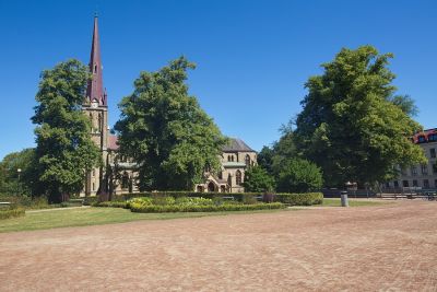 Die protestantische Kirche von Haga