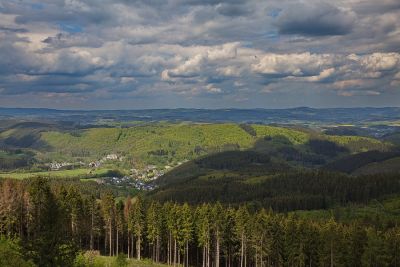 Aussicht von der hohen Bracht