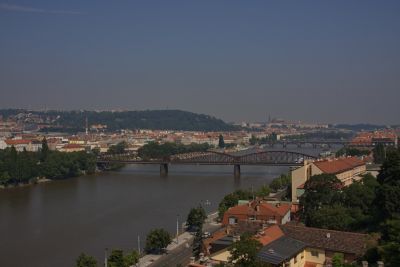 Moldau vom Vysehrad