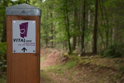 Ausschilderung Schlossweg