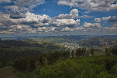 Aussicht von der hohen Bracht