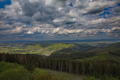 Aussicht von der hohen Bracht