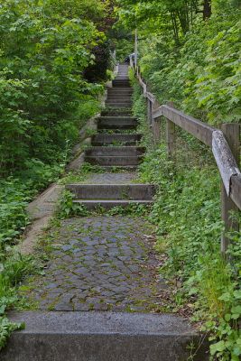 Aufstieg zur Burg