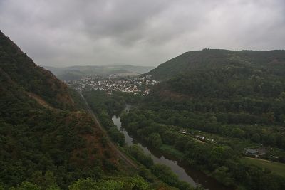 Nebeliges Tal