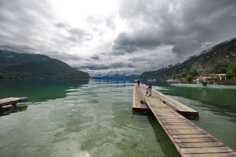 Wolfgangsee von St. Gilgen aus