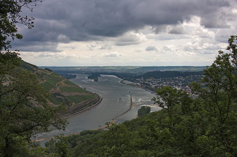 Der Rhein bei Bingen