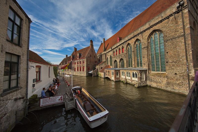 Bootsanleger am Hospital Oud Sint-Jan