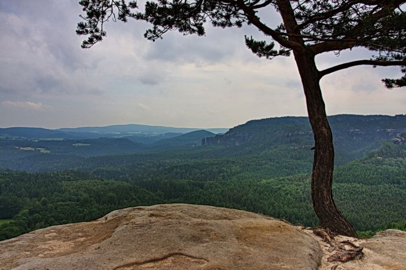 Schrammsteine - Aussicht