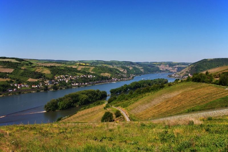 Blick auf Trechtingshausen
